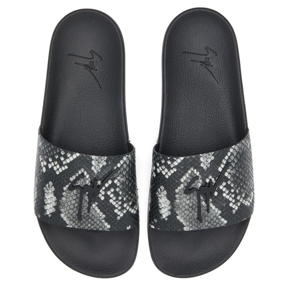 Giuseppe Zanotti Other - giuseppe zanotti BNIB Grey Python leather slide